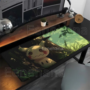 Potdemiel | New Mimikyu Pokemon Anime Kawaii XXL PC Gaming Mouse Pad Keyboard Overlock Larger Mousepad Offices Non-slip HD Printing Desk Mat