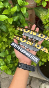LOGO EMBLEM TANGKI HONDA LUXURY SPORT GL MAX PRO GLPRO GLMAX BAHAN PLASTIK ABS TEBAL