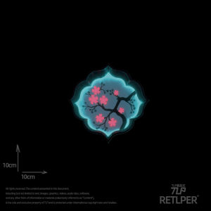RETLPER แผ่นติดกันน้ำแบบสะท้อนแสงสไตล์ใหม่ สไตล์จีน ลายดอกไม้ด้านนอกหน้าต่าง แผ่นติดสำหรับโน้ตบุ๊กคอมพิวเตอร์แบบแบน