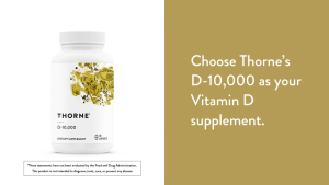 Thorne Vitamin D-10000 60 Capsules