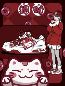 Original Amy And Macca High Aesthetic Value Thick Bottom Bread Shoe Womens Casual Sneakers Cross Buckle Flat Heel round Toe Rubber Outsole