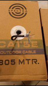 Kabel LAN FTP Cat5E Spectra Outdoor 305meter (Hitam)