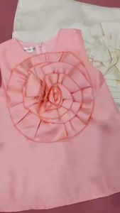 12-40kg Đầm thiết kế- váy Tafta bé gái hoa lớn ALADOKIDS kiểu dáng sang trọng cho bé đi tiệc đi chơi