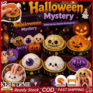 Kebememe đồ chơi cảm giác Squishy Bánh Bao lấp lánh Halloween mô phỏng đèn flash Đàn hồi Chậm Lập Dị đồ chơi giảm căng thẳng cho trẻ em người lớn văn phòng trang trí nội thất quà tặng sinh nhật