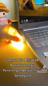 Lampu mini LED USB eye lampu tidur mini travel lampu baca belajar