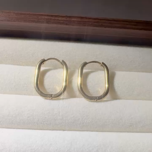 TBK 18K Gold Hoop Earrings Accessories for Women Hypoallergenic 441e