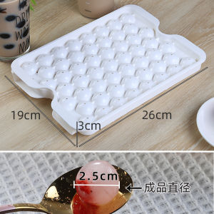 Creative Cute Plastic Ice Tray round Ball Shaped Commercial Refrigerator Food Grade Freezing Ice Maker Kitchen Cooking Tool