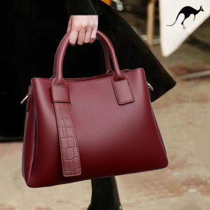 Fashionable Large Capacity Leather Handbag Stylish Shoulder Bag for Women Trendy Commuter Bag Elegant Crossbody Bag for Mothers