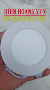 Đèn Led Âm Trần Tròn 6W 9W 12W Sáng Trắng