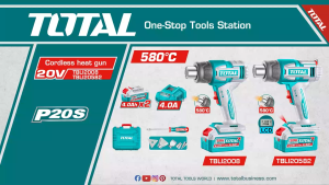 TOTAL Cordless Heat Gun TBLI20085