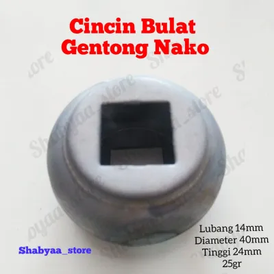 20pcs Cincin Bulat Besar gentong nako ornamen aksesoris asesoris pagar besi