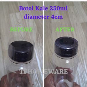 Plastik Segel Tutup Botol Kale 250ml isi 100pcs diameter 4cm shrink wrap