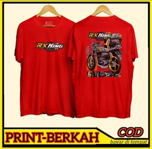KAOS DISTRO DEWASA SABLON SATUAN DTF EDISI RXKING LENGAN PENDEK COMBET 30-S BEST QUALITY PREMIUM