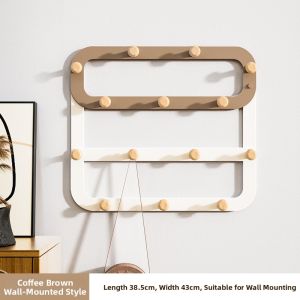 Multi-row Over-the-door Ironwood Coat Hangers