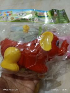 Mainan binatang tarik/mainan gajah tarik LED/kelinci tarik /angsa tarik/dino tarik