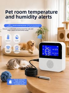 High-Precision Smart Wireless WiFi Remote Temperature and Humidity Alarm