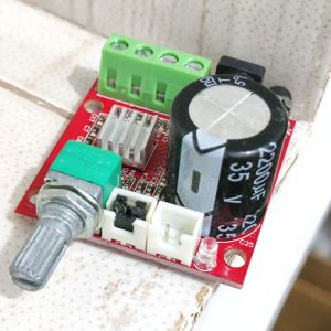 Pam8610 + potensio Power amplifier mini stereo 15w Power Mini digital plus potensiometer