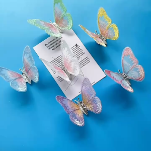 Bướm 3D Trang Trí Xe Hơi Xe Máy Xe Đạp Bàn Làm Việc Bảng Điều Khiển Sáng Tạo Giải Trí