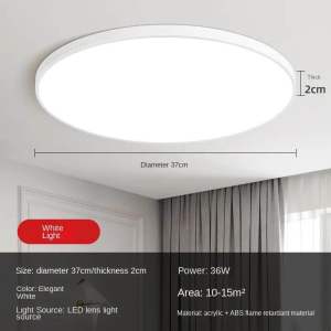 【COD&Ready】Rohstar 15W24W36W48W LED outdoor Waterproof ceiling lamp of balcony Modern panel light