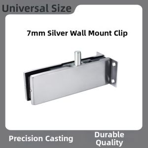 Frameless Glass Waterproof Rustproof Top Bottom Mount Wall Clamps for Door