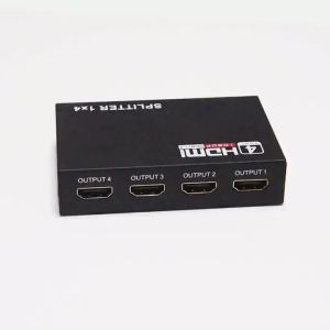 LccKaa | Bộ Chia HDMI 4K 1 Trong 4 Ra 1080P Bộ Chia Video Âm Thanh Bộ Chuyển Đổi Màn Hình Kép Có Nguồn Cho HDTV DVD PS3/4