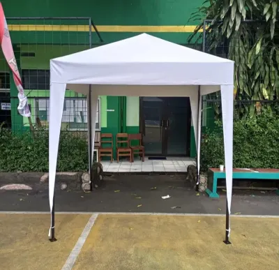 PROMO LAGI TENDA ANTIN KARAT TENDA JUALAN 2x2 dan 3x3 WARNA PUTIH TENDA STAN TENDA BAZAR TENDA PIRAMIT