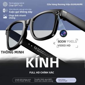Kính Thông Minh 800W Tích Hợp Camera Nhận Diện Ảnh AI Gọi Điện Thoại Dịch Thuật Bằng Giọng Nói Kính Râm Dành Cho Nam Và Nữ Quay Video