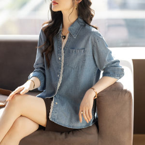 DAIXIANGFEIZI | Womens Denim Short Jacket for Petite Sizes