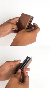 DNAC Mini Wallet Card Holder RFID Dompet Kartu Minimalis Pria Wanita