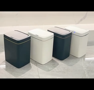 Smart Sensor Dustbin 16L | Automatic Touchless Trash Can | USB Rechargeable No-Touch Rubbish Bin for Home Kitchen Office