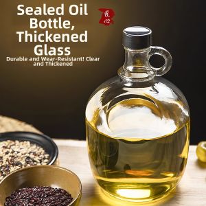 Besee | Food Grade Traditional Thick Glass Airtight Kitchen Oil Storage Bottle