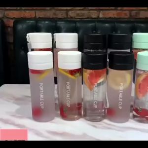 BOTOL MINUMAN PLASTIK PORTABLE CUP 600 ML - 800 ML