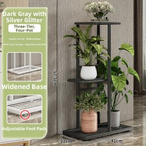 Indoor Outdoor Iron Multi-tier Plant Stand