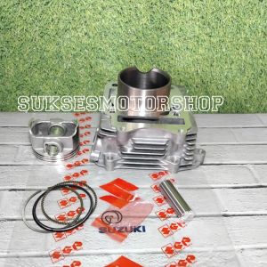 selinder blok block seher suzuki satria fu 150 karbu komplit piston ring pen klip