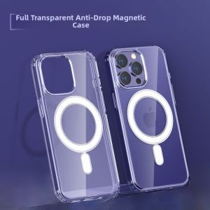 Henyou | Apple 14 Series Magnetic Absorption Shockproof Silicone Phone Case Full Cover Charging Case Protective Shell For Men And Women