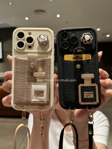 Vivox100s Phone Case with Mirror Crossbody Card Slot Female Style Coin Purse Soft Silicone Protective Cover for Vivo Phones