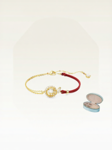Swarovski | Zodiac Snake Red Rope Bracelet
