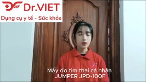 Máy đo tim thai cá nhân cầm tay pin sạc Jumper JPD-100F
