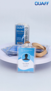 Magic photo 54x85mm Clear ID Card Holder Vertical T-732V ID Sleeve 10pcs ID Protector ATM Size