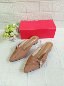Sandal Heels Wanita PITA SAMPING Formal Hak 3cm Size 37-41