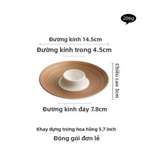 YOGEHOME | Đế Đựng Trứng Gốm Sang Trọng