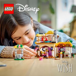 LEGO Disney Princess 43231 Asha’s Cottage Building Toy Set (509 Pieces) Mainan Balok (7 Tahun+)