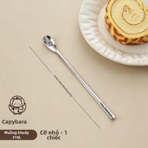 CHUANGSHUNFU | Muỗng khuấy cà phê cán dài bằng thép không gỉ