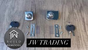 Cabinet Glass Door Lock with Universal Key Showcase Display (Single/Double Door) for 5mm to 8mm Glass Ikea Detolf Lock