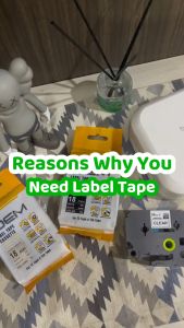 OEM OZe 18mm x 8m LABEL TAPE untuk Brother PTouch STIKER