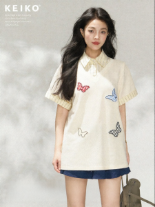 KEIKO | Layered Slim Fit Polo T-shirt