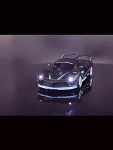 V.TOP Mobil Sport Remote Control 1/18 Skala Lampu LED Mobil Mainan Listrik Mobil Mainan Kecepatan Tinggi Dengan Lampu Depan Hadiah Anak-anak
