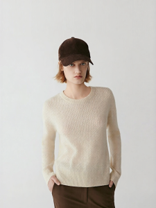 ICICLE | Un-dyed Natural Color Womens Winter Cashmere Pullover