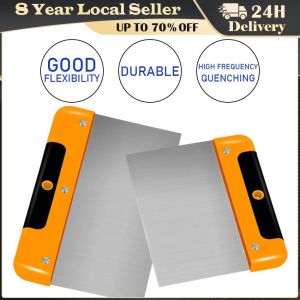 ⭐【LazTop Seller】6"8"10" Scraper Blade Putty Knife Shovel Stainless Steel Wall Scraping Plastering Trowel Hand Tool Construction Tools LZC-Plaster-Scraper