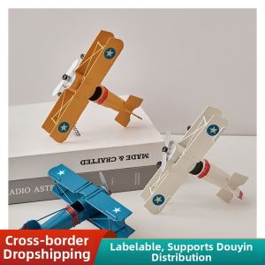 Metal Art Hand-painted WW2 Fighter Model Plane Toy